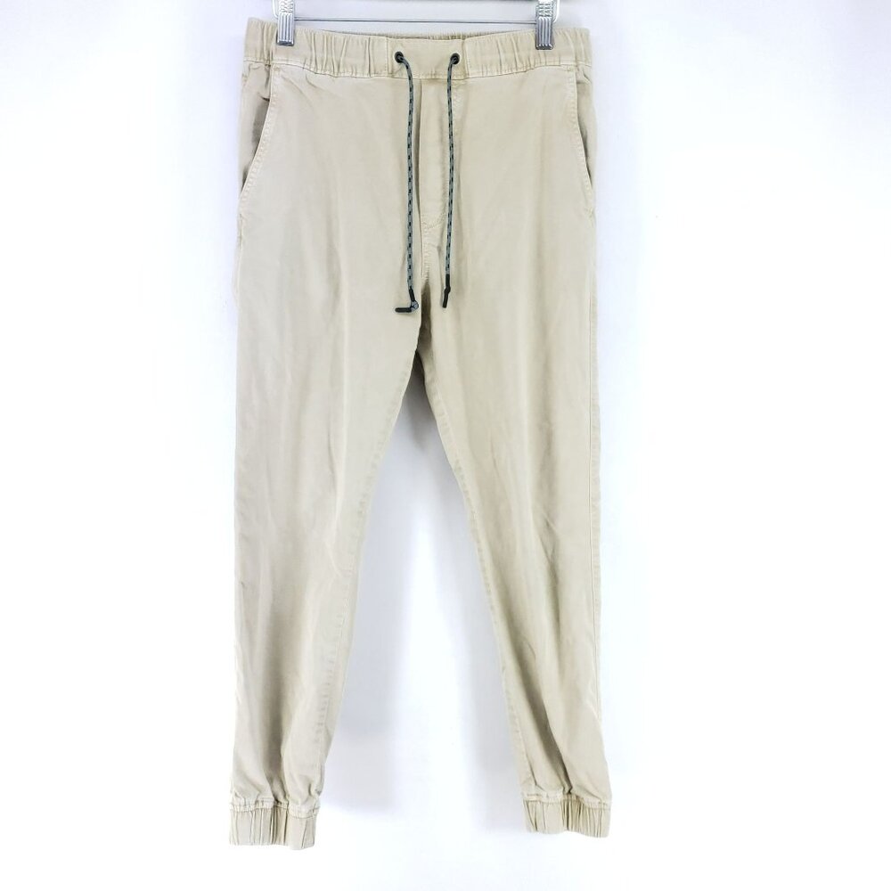 American Eagle Chino Joggers Men's Size Small Tan Extreme Flex